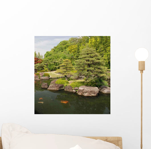 Japanese Koi Carp Pond Wall Decal