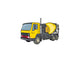 Yellow Cement Truck Wall Decal