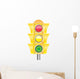 Vector traffic light - Green light Wall Decal