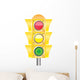 Vector traffic light - Green light Wall Decal