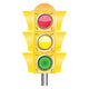 Vector traffic light - Green light Wall Decal