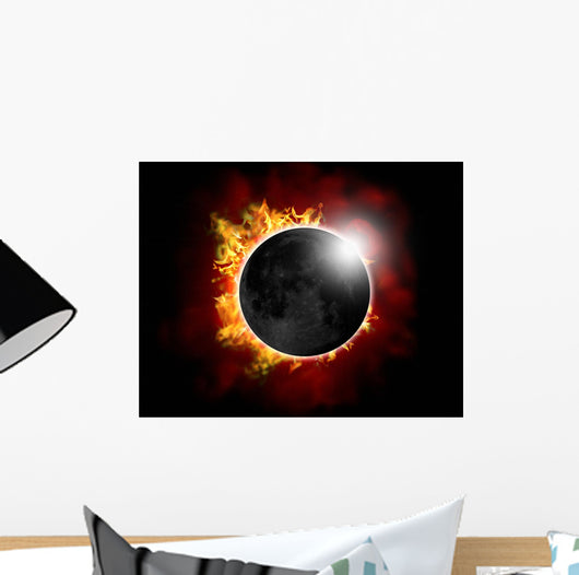 Complete Solar Eclipse Wall Mural
