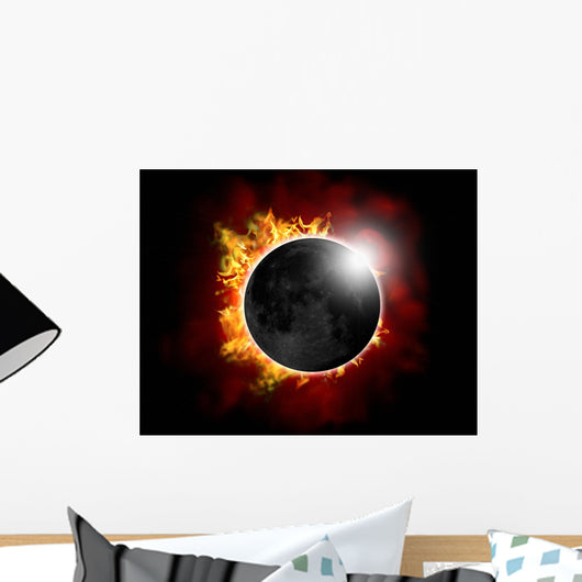 Complete Solar Eclipse Wall Mural