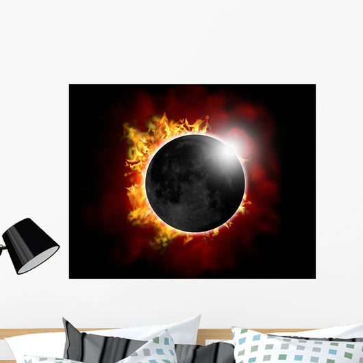 Complete Solar Eclipse Wall Mural
