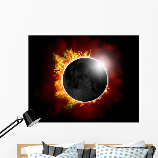 Complete Solar Eclipse Wall Mural