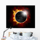Complete Solar Eclipse Wall Mural
