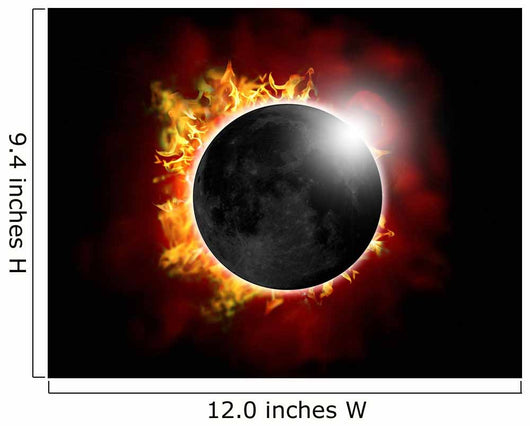 Complete Solar Eclipse Wall Mural