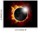 Complete Solar Eclipse Wall Mural