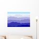 Mountainscape Horizontal Wall Decal