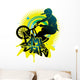 Bmx Star Wall Decal