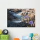 Wildflowers above Rapids Great Wall Mural