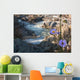 Wildflowers above Rapids Great Wall Mural