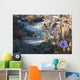 Wildflowers above Rapids Great Wall Mural