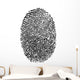 Fingerprint Vector Wall Decal