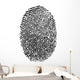 Fingerprint Vector Wall Decal