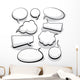 Speech And Thought Bubbles Wall Decal