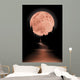 way to red fullmoon Wall Mural