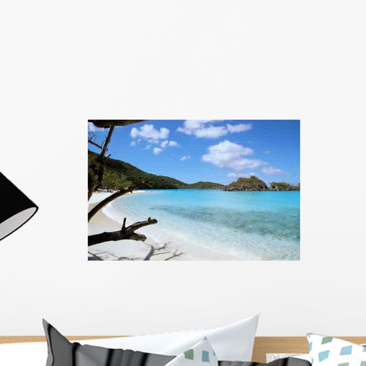 Tropical Beach Wall Decal Design 4