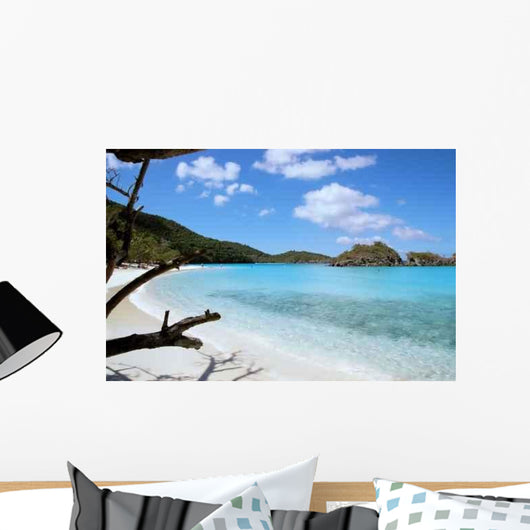 Tropical Beach Wall Decal Design 4