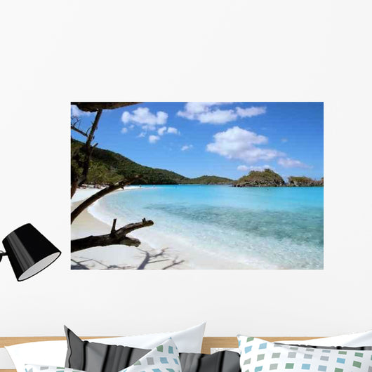 Tropical Beach Wall Decal Design 4