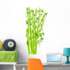 Vector Illustration of Bamboo Wall Decal