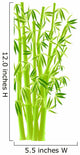 Vector Illustration of Bamboo Wall Decal