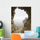 Window Old Stone Fortress Wall Decal