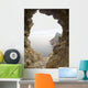 Window Old Stone Fortress Wall Decal
