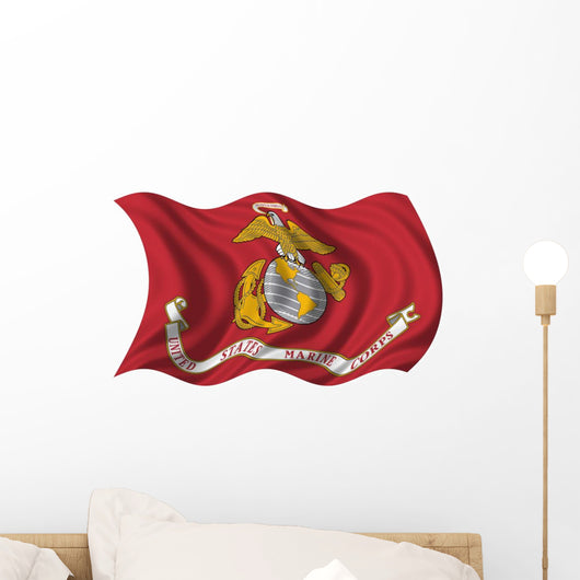 US Marine Corps Flag Wall Decal