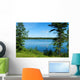 Idyllic Lake Gaspesie Wall Decal