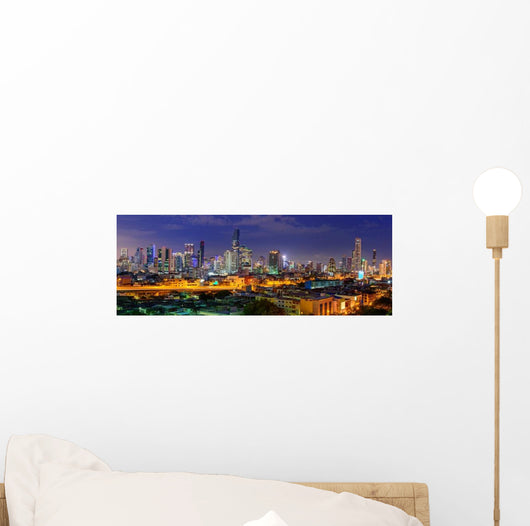 Panorama High City Wall Decal