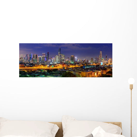 Panorama High City Wall Decal