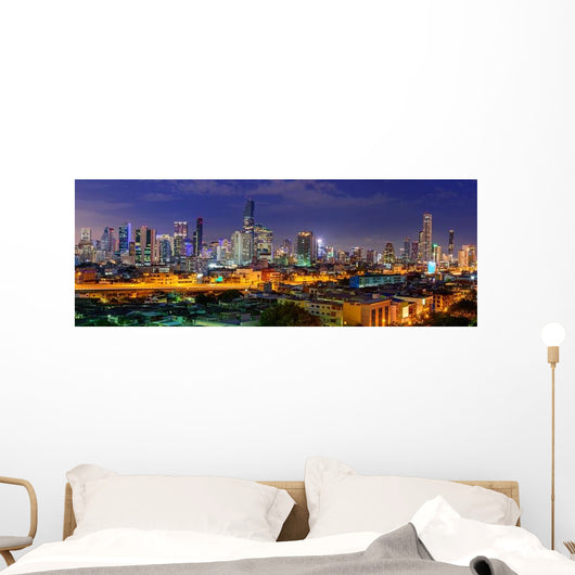 Panorama High City Wall Decal