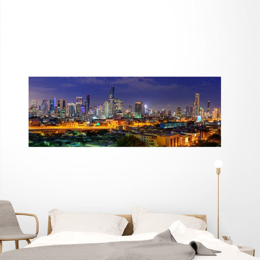 Panorama High City Wall Decal