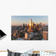 Dallas City Skyline Sunset Wall Decal