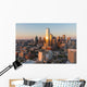 Dallas City Skyline Sunset Wall Decal