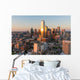 Dallas City Skyline Sunset Wall Decal
