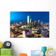 Dallas City Skyline Wall Decal