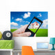 Cell Phone Hand and Wall Decal