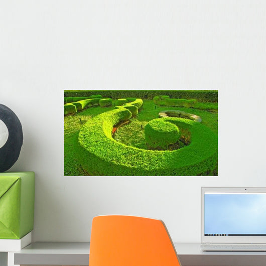 Musical Green Garden- Crop Wall Decal