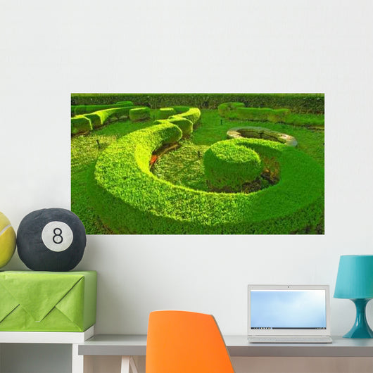Musical Green Garden- Crop Wall Decal