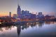 Skyline Nashville Tennessee Sunset Wall Decal