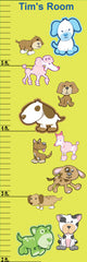 Dog Growth Chart Wall Decal