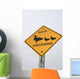 Verkehrsschild Duck Crossing USA Wall Mural