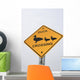 Verkehrsschild Duck Crossing USA Wall Mural