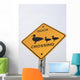 Verkehrsschild Duck Crossing USA Wall Mural
