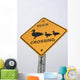 Verkehrsschild Duck Crossing USA Wall Mural