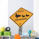 Verkehrsschild Duck Crossing USA Wall Mural