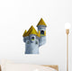 Grey Cartoon Castle Tower Wall Decal