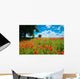 Summer Poppy Field Wall Mural